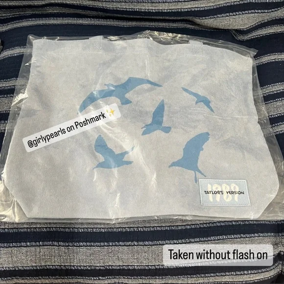 1989 (Taylor's Version) Corduroy Tote Bag Taylor Swift Tote Bag Official Merch - Picture 5 of 7